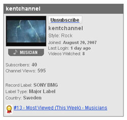 ingenting 13th most viewed on yotube