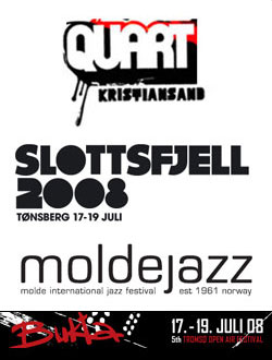 kent plays four Norwegian festivals 2008